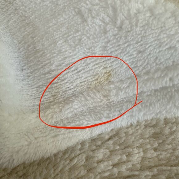 Gold Coast White Bear Lovey Stars 14” Security Blanket Plush Teddy Baby - Picture 3 of 8